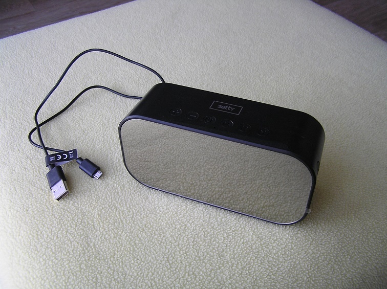 Bluetooth reproduktor s radio budíkem SETTY MIRROR GB - 200