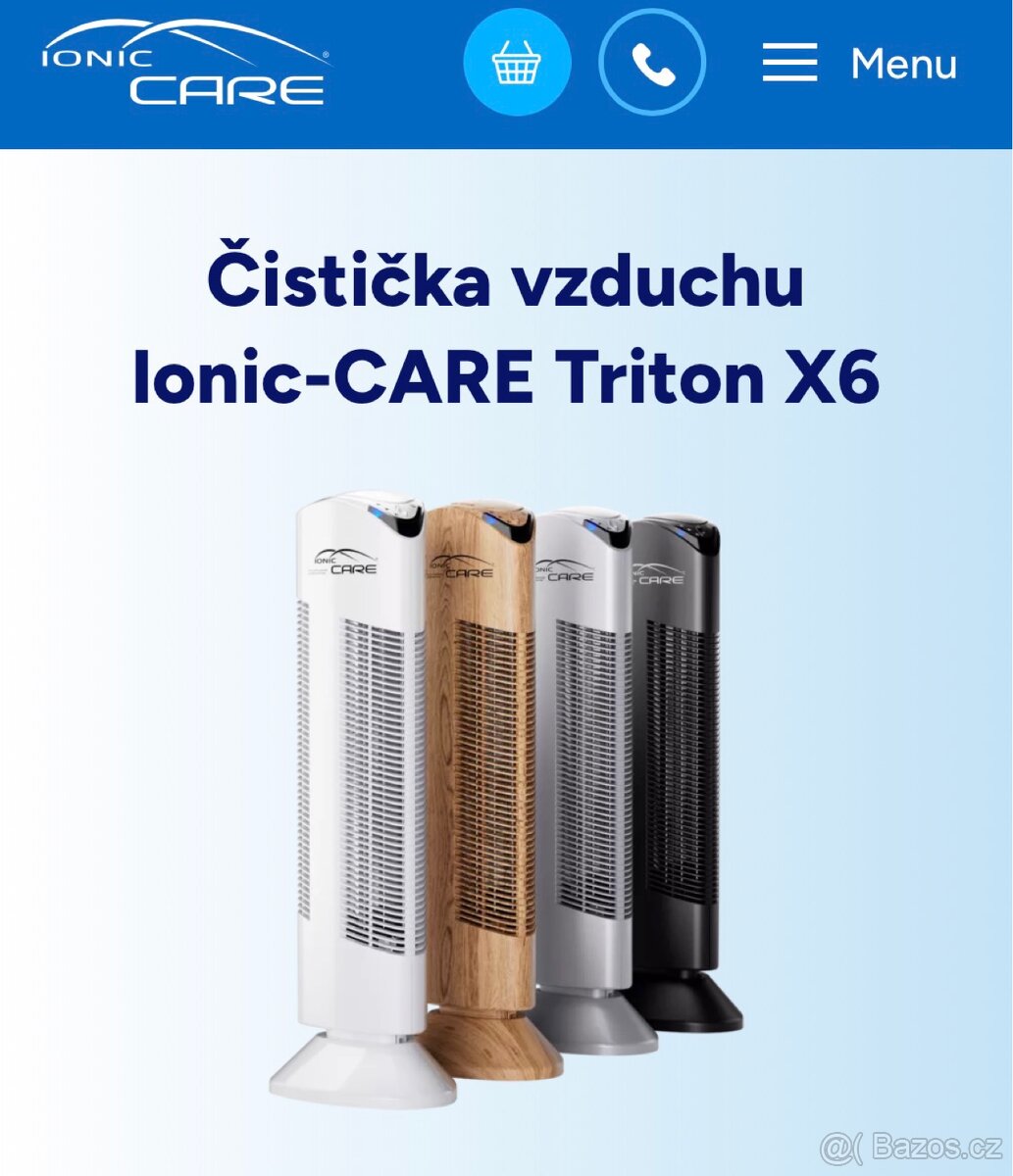 Čistička vzduchu Ionic Care