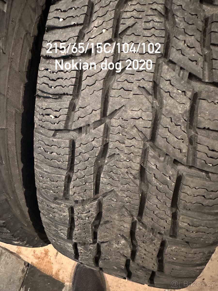 2 ks zimni 215/65/17/C dodavka