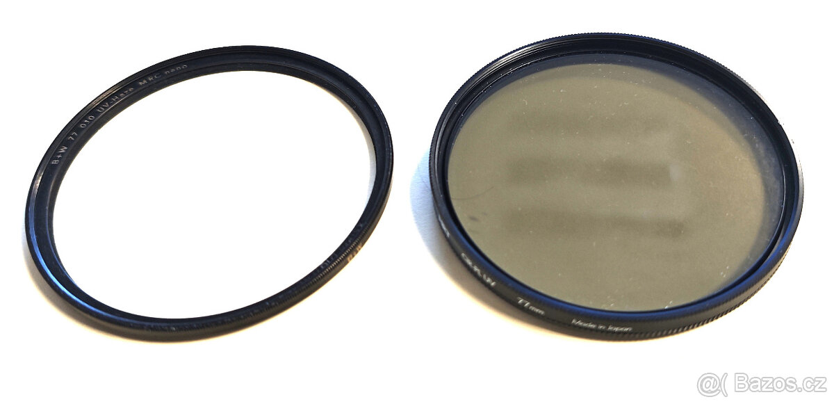 Filtry 77 mm - HOYA CPOL + BW UV