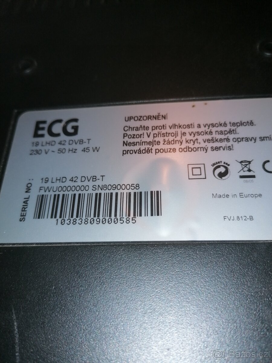 Lcd televize zn. ECG