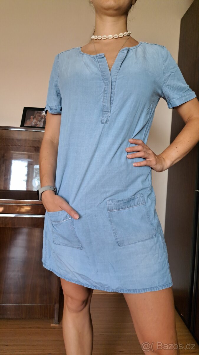 Promod,dzinove šaty vel.M