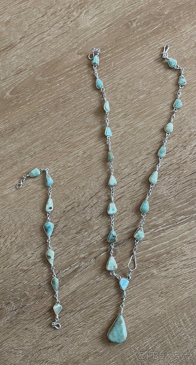 Larimar - souprava sperku