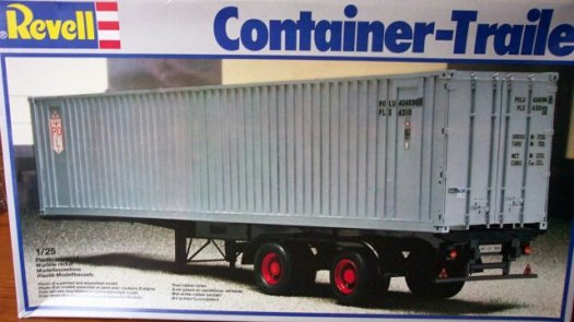Revell 1/25 container trailer