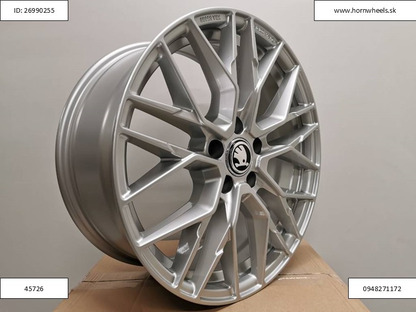 7,5J R17 5x112 ET47 Škoda Superb, Karoq alu disky 1226