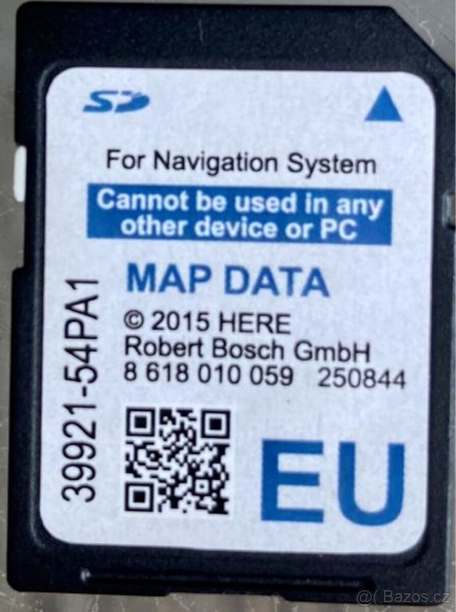Navigace SD/CD Škoda, VW, Mazda, Opel, Hyundai a další