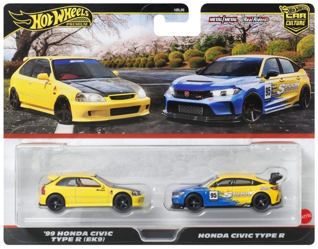 Hot Wheels Honda Civic 2-pack