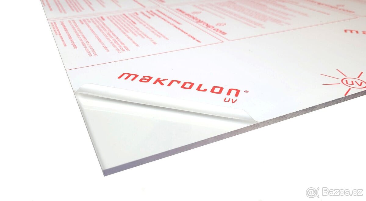 Exolon čirý (dříve Makrolon) Šířka:2050 mmDélka:3050 mm