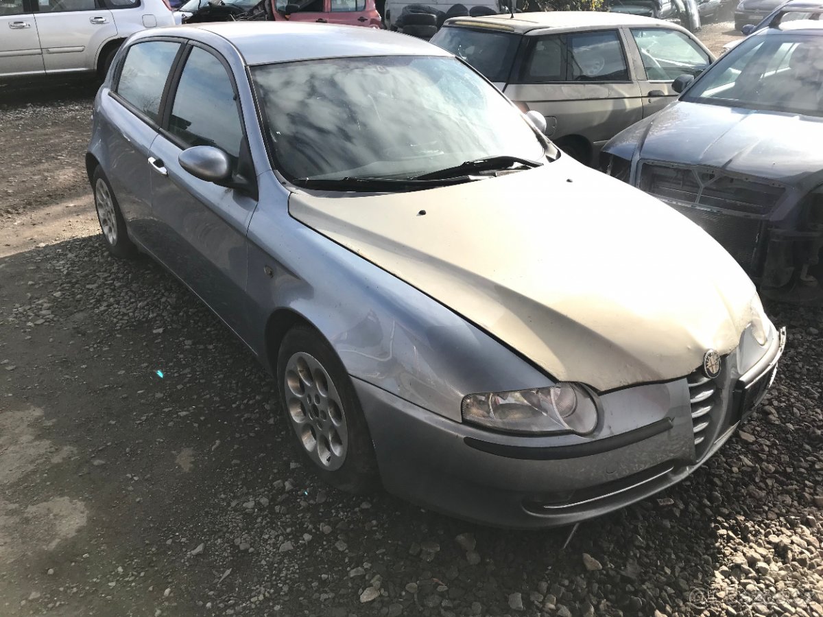 Alfa Romeo 147 1,9JTD 88kW 2007 - pouze díly