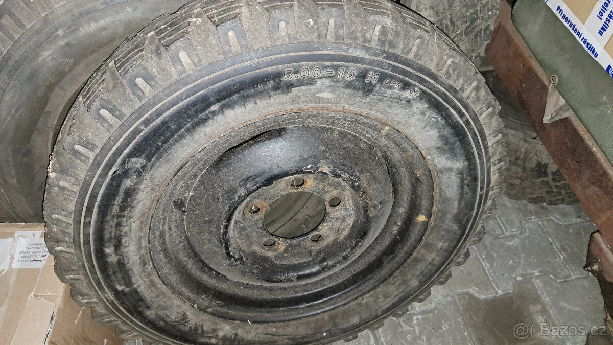 Kolo komplet 6,00-16, asi GAZ/ARO
