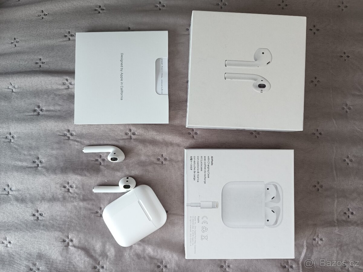 Na predaj: Apple AirPods 2 – funkčné, s originálnym obalom
