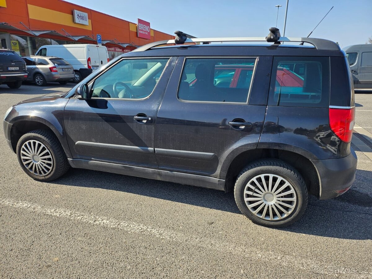 škoda yeti - nepojízdná