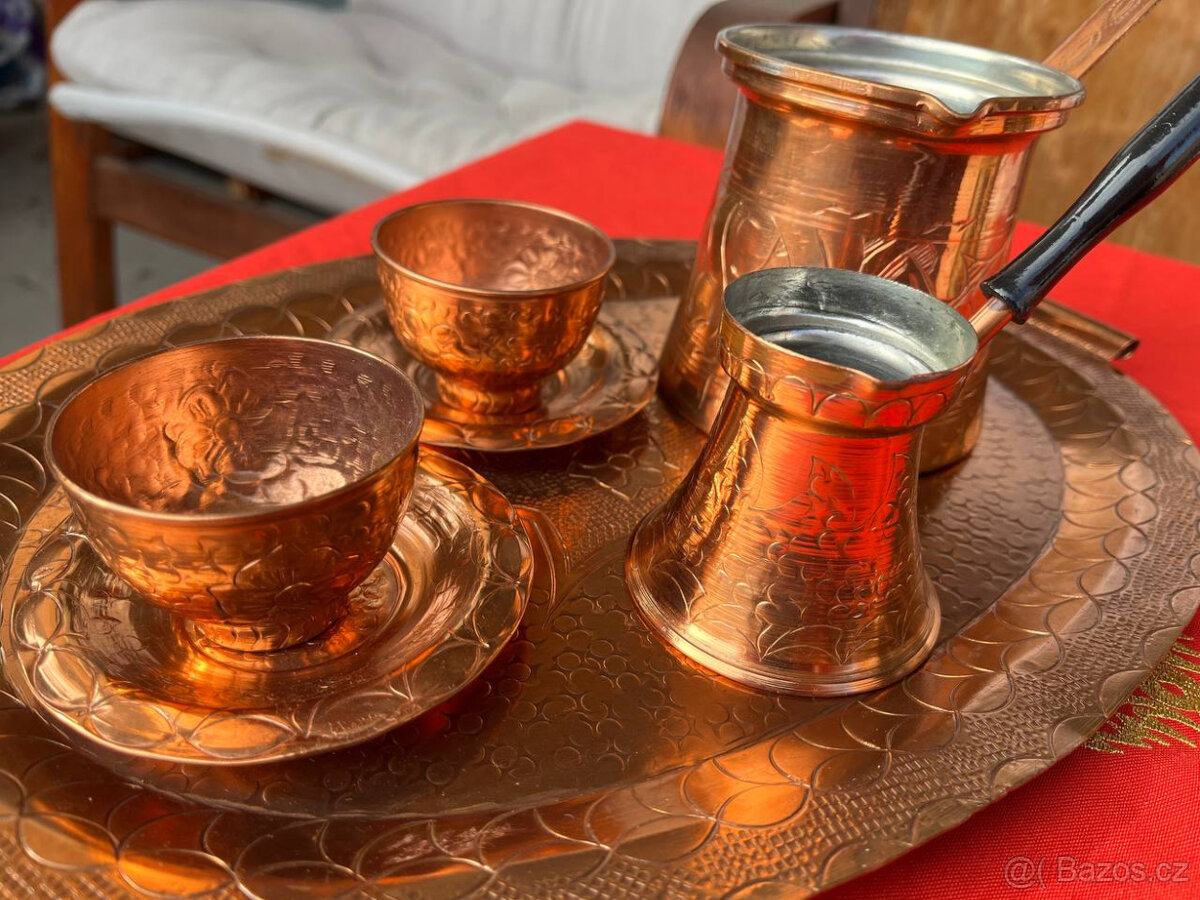 Albánský set na přípravu arabské kávy