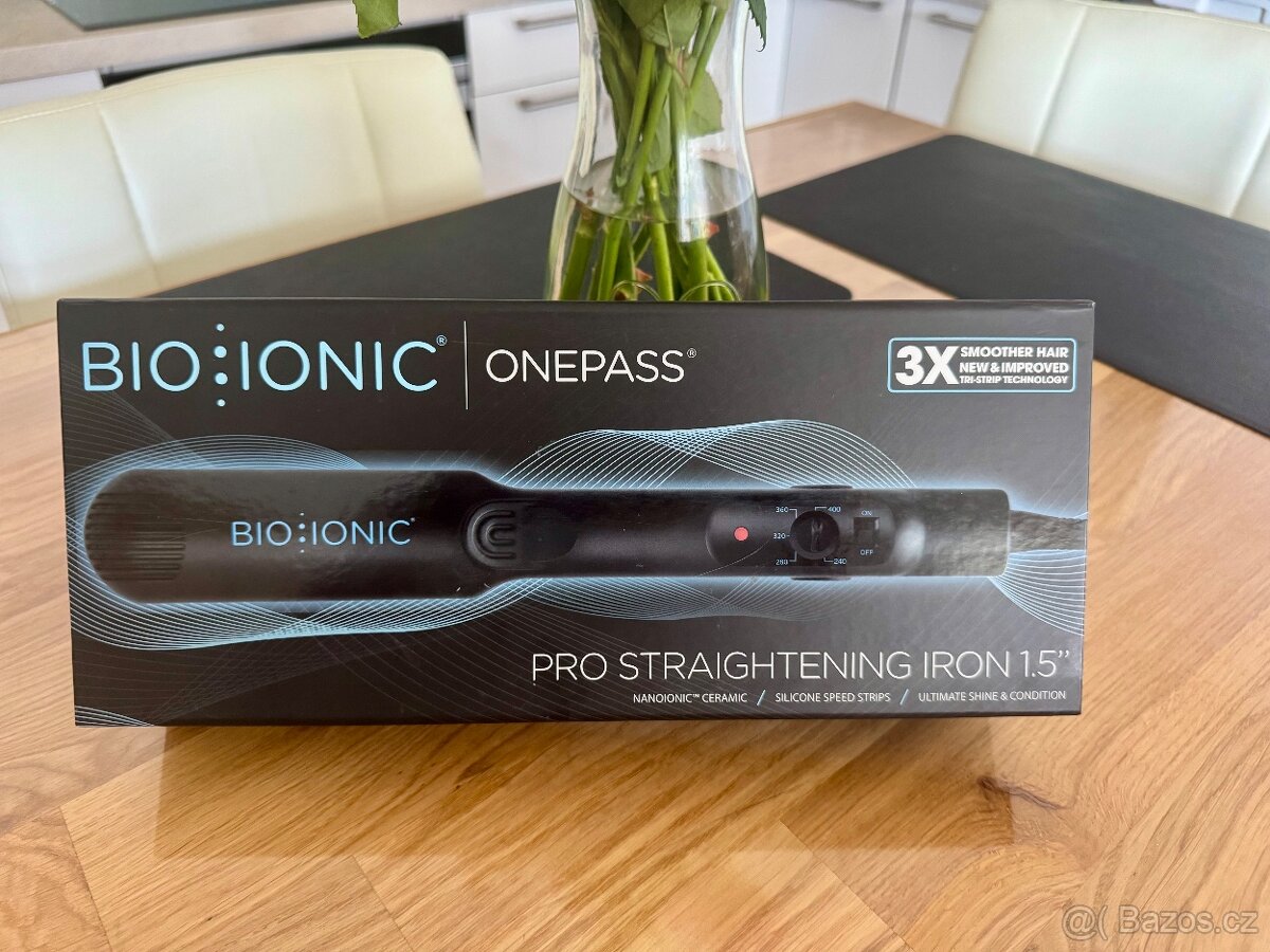 Žehlička na vlasy Bio Ionic One Pass Styling Iron 1,5"