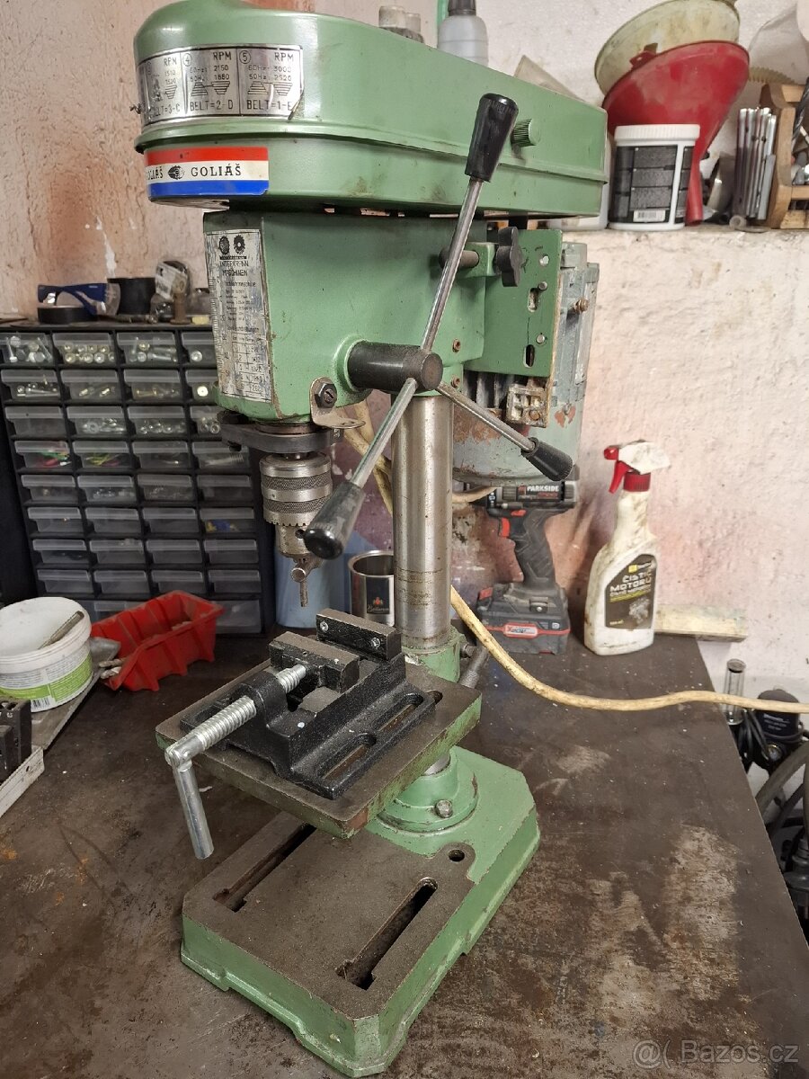 Stojanová stolní vrtačka 380V + motor 220V