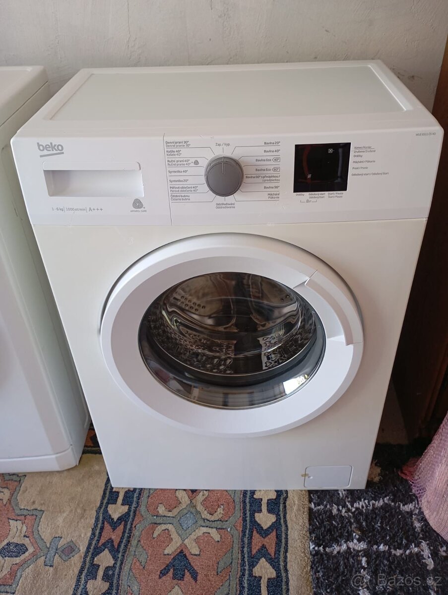Pračka BEKO – 6 kg, 1400 ot/min - 2 m. zářuční servis.