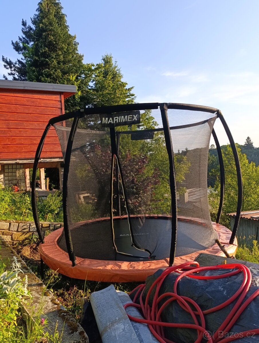 Trampolína Marimex Premium 305 cm + vnitřní ochranná síť + s