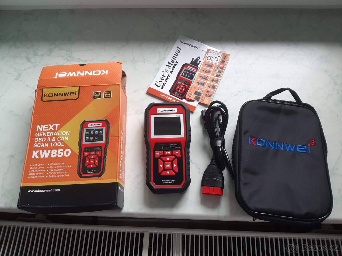 OBD diagnostika Konnwei KW850 1x použitá