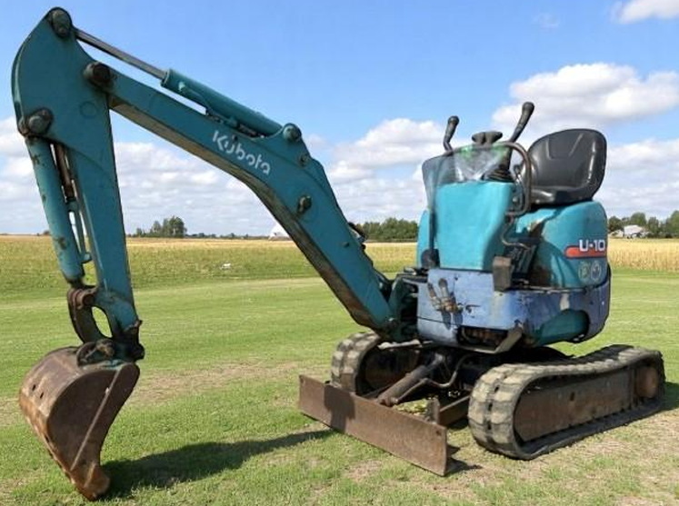 Rýpadlo rypadlo Kubota U10 bagr