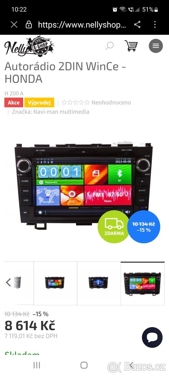 Autorádio Navi Vince