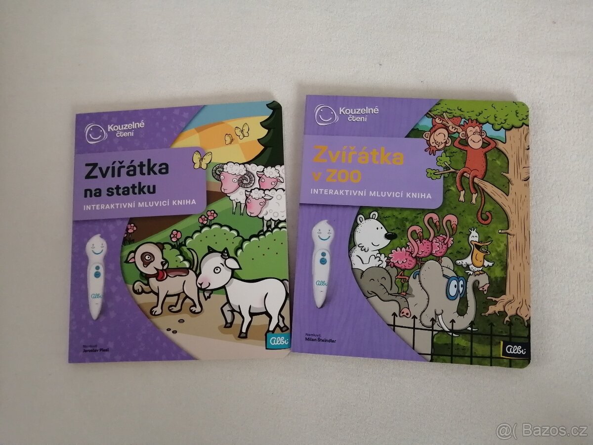2x Albi kniha kouzelné čtení
