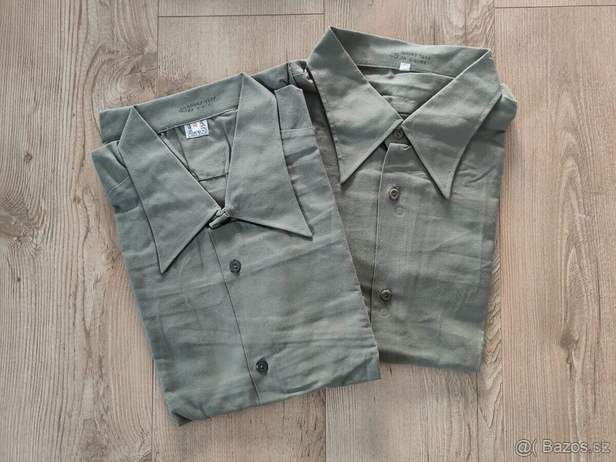 Vojenská košile ČSLA vz. 21, i velké velikosti