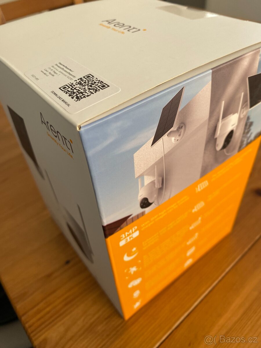 Kamera nová ARENTI GO2T Wi-Fi 3MP/2K UHD