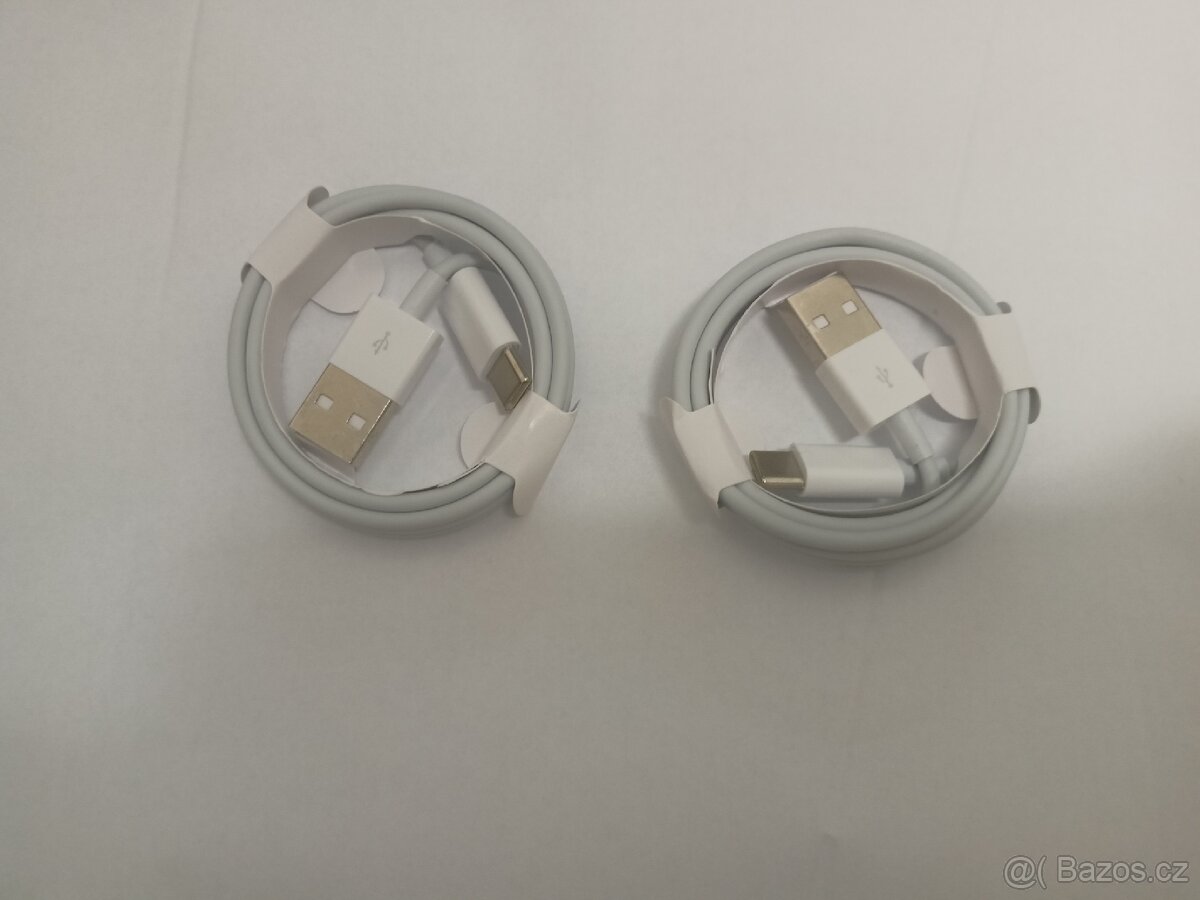 Nabíjecí kabely USB C 2 ks nové záruka doklad