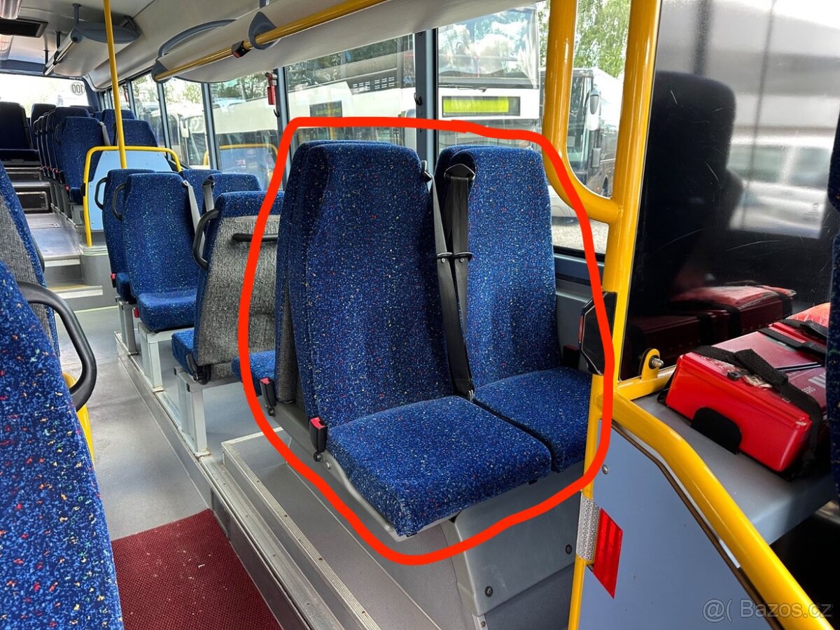 Poptávám sedačky autobus Iveco Irisbus Crossway s pásy