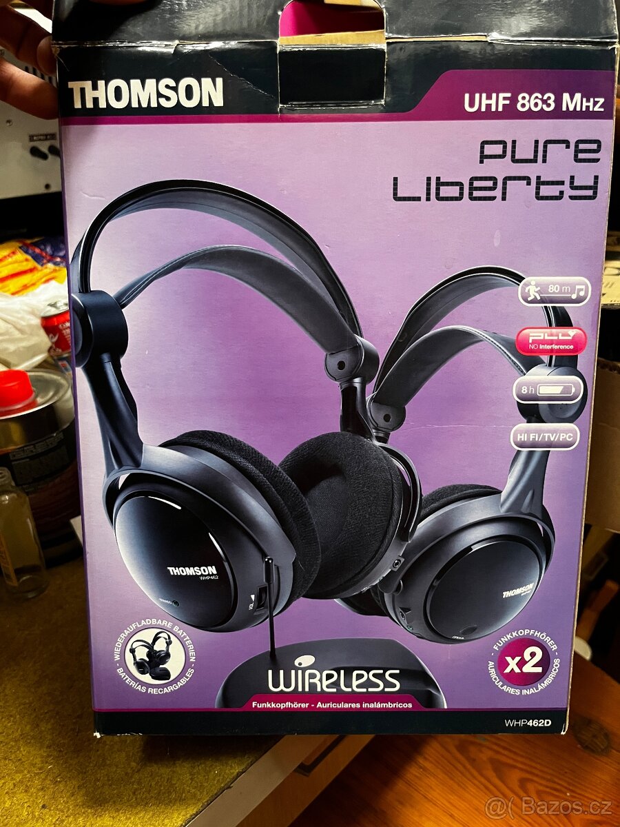 Bezdrátová sluchátka Thomson WHP-462