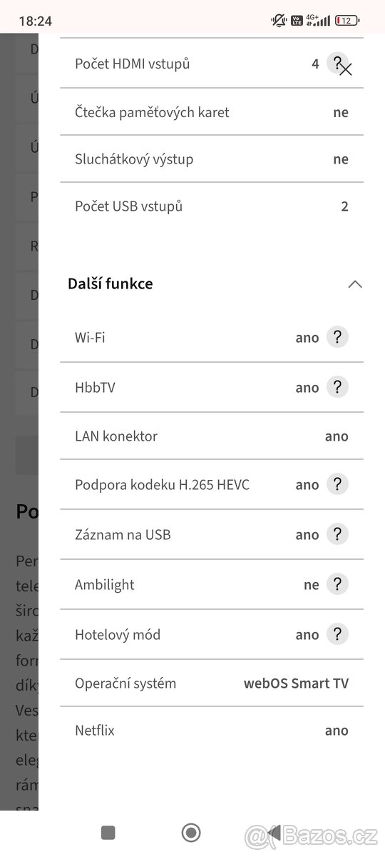 LG ULTRA HD 4K TV 177 cm