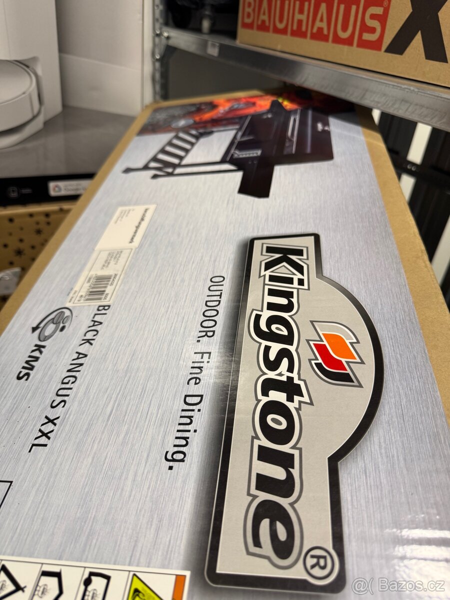 Kingstone Gril na dřevěné uhlí Black Angus XXL