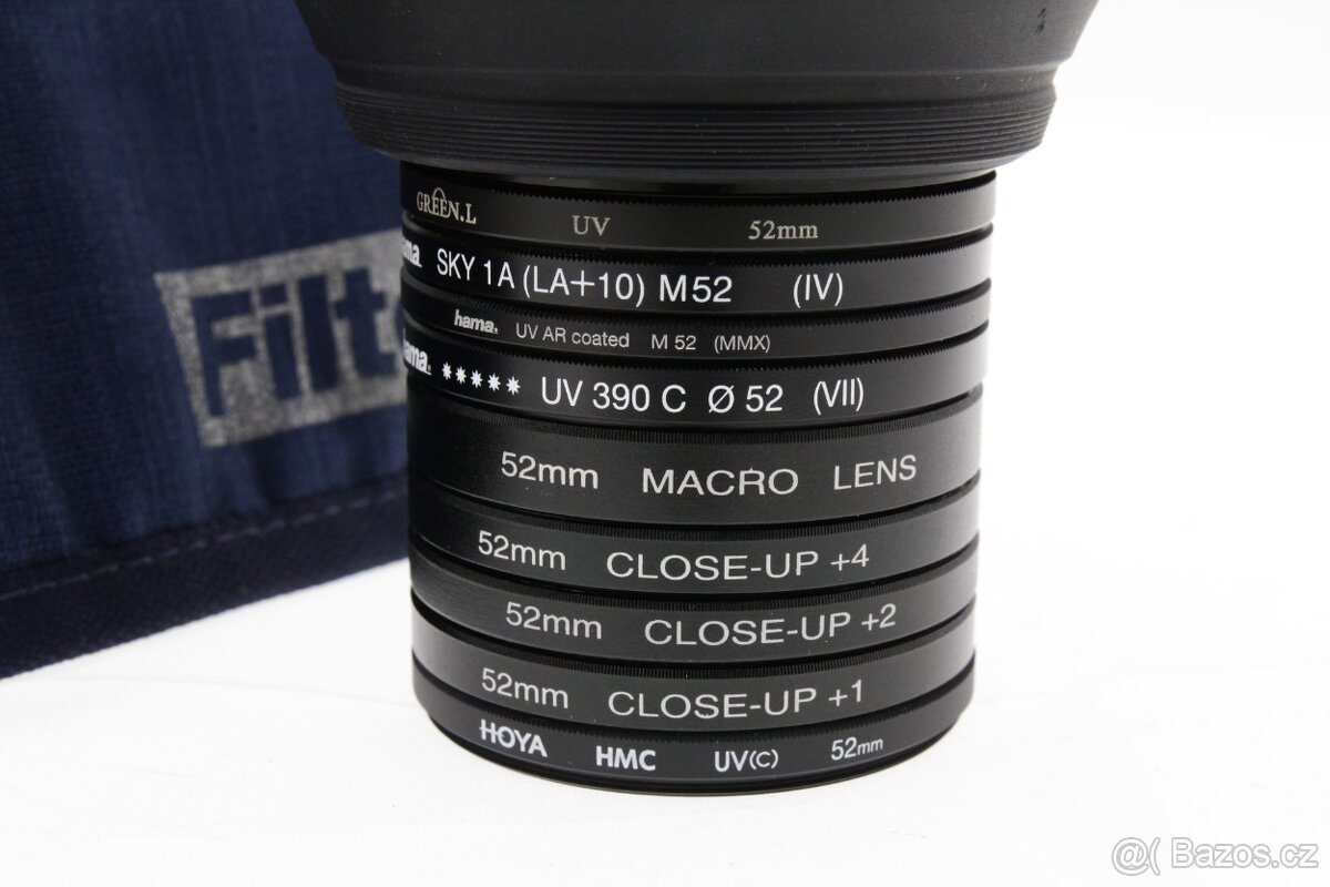 Filtry + clona MACRO mix. 10ks 52mm