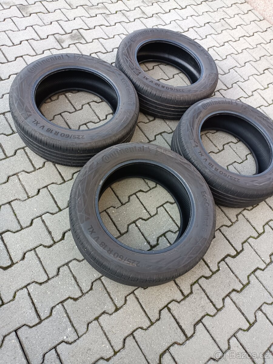 Prodám letní pneu Continental R18