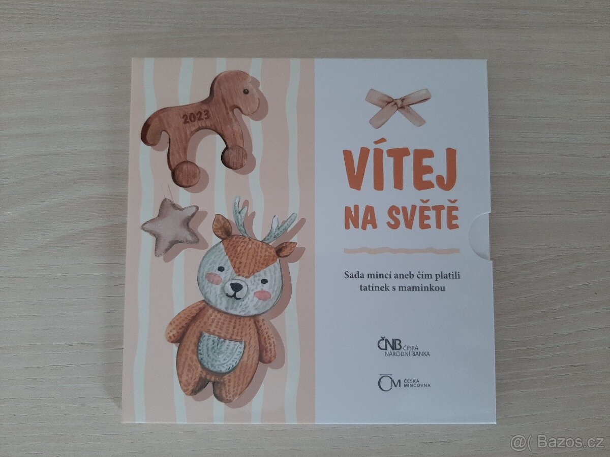 Sada oběžných mincí 2023 VÍTEJ NA SVĚTĚ, NAROZENÍ DÍTĚTE