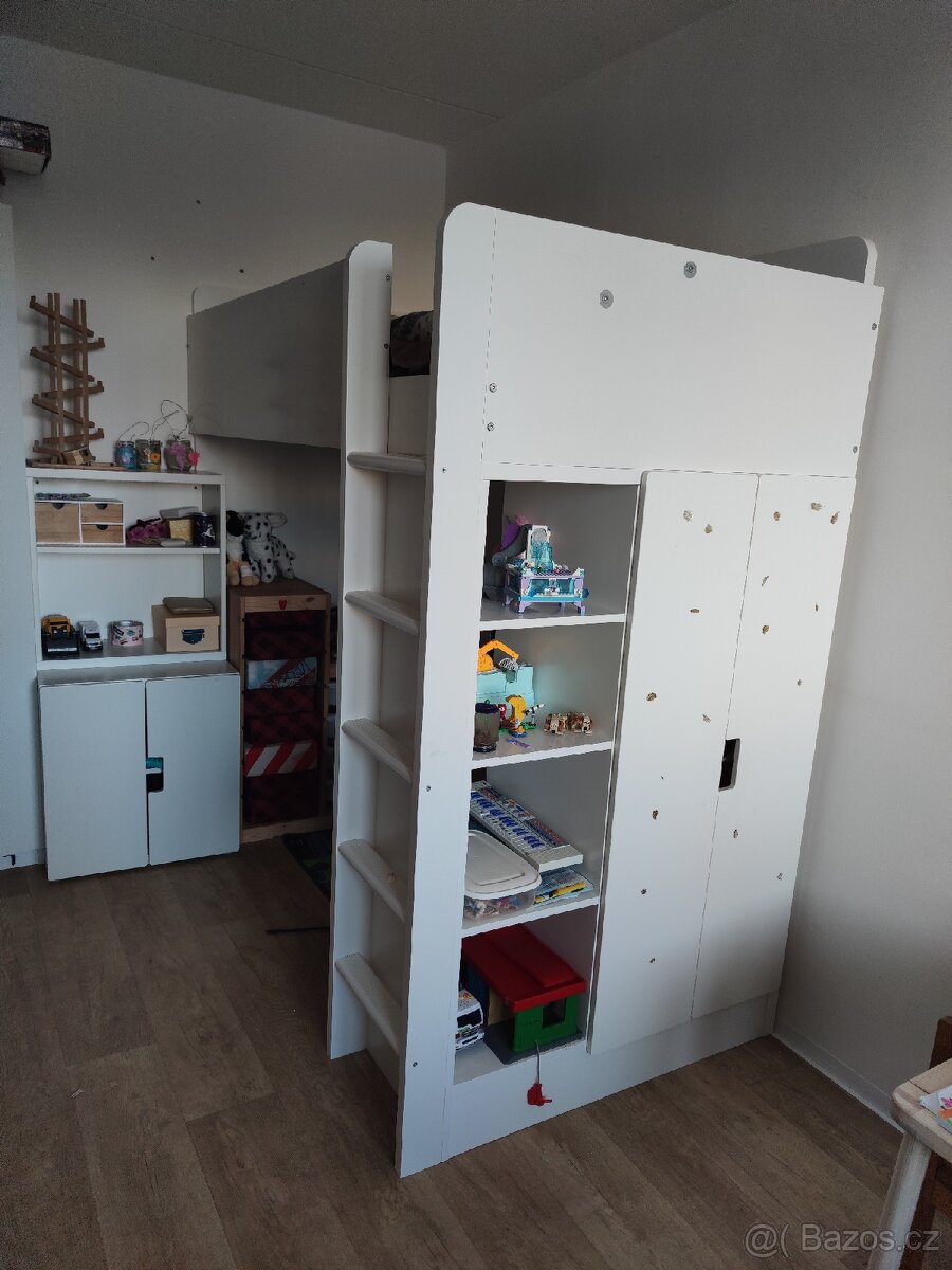 Palanda, vyvýšená postel patro 90x200 Ikea