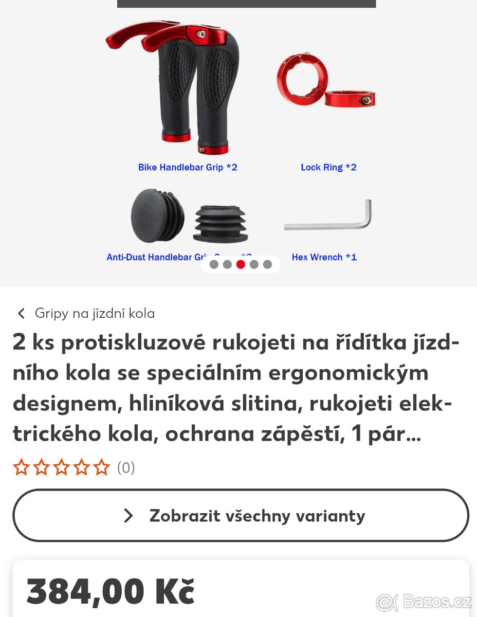 Ergonomické rukojeti (Gripy) na řidítka
