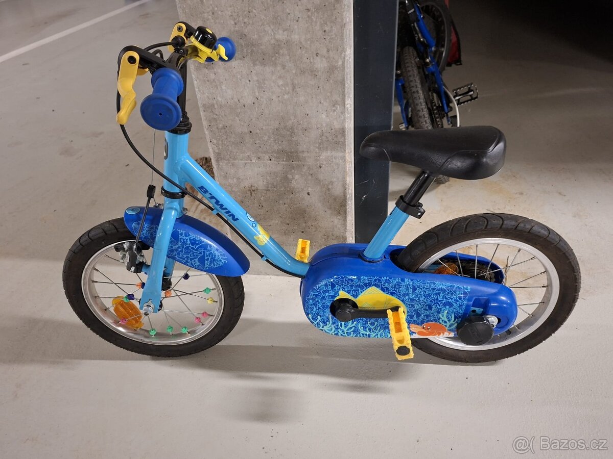 BTWIN DĚTSKÉ KOLO 14" 500 OCEAN