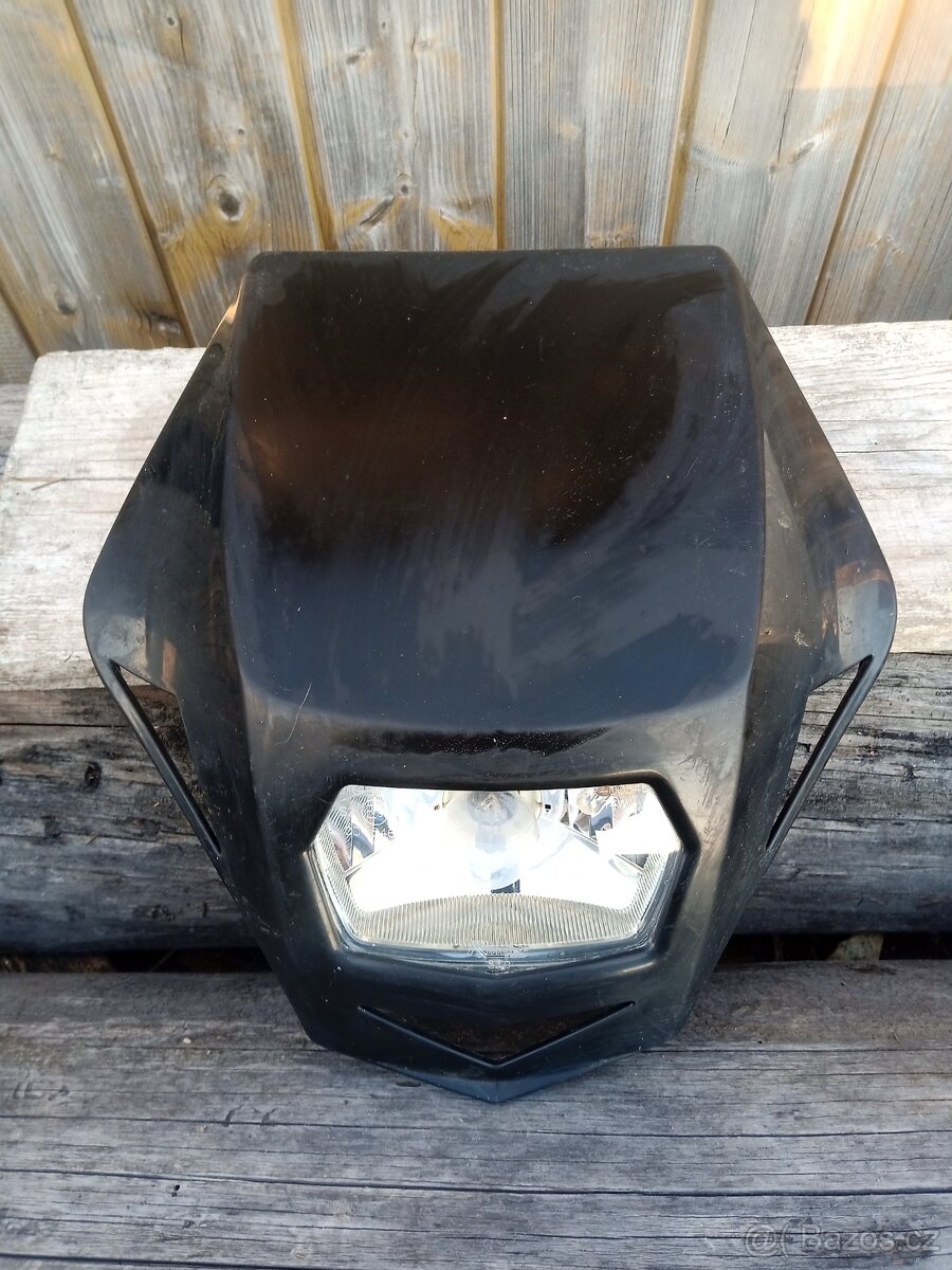 Prodám masku se světlem na moto.