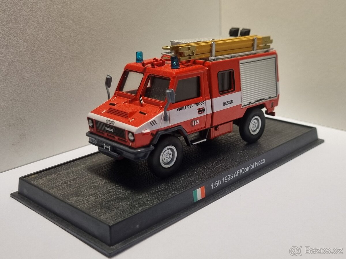 Model 1:50 hasičského vozu 1998 AF/Combi Iveco