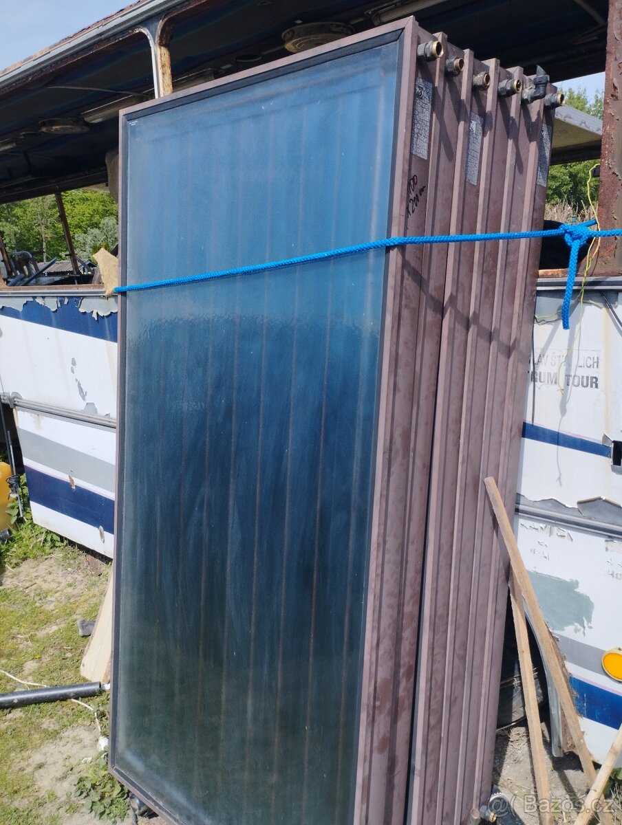 Solární panely, ohřev vody