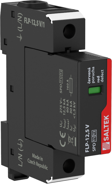 Saltek FLP-12,5 V/1 -nový svodič přepětí / přepěťová ochrana