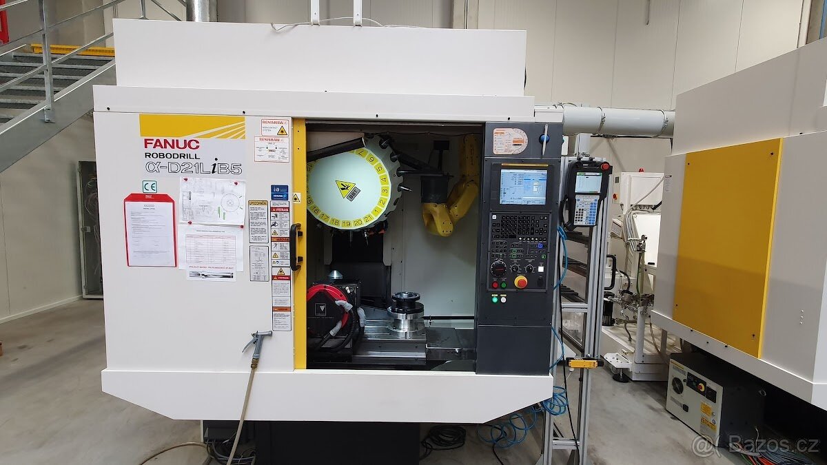 ROBODRILL ALFA D21LiB5 + robot FANUC LR Mate 200iD