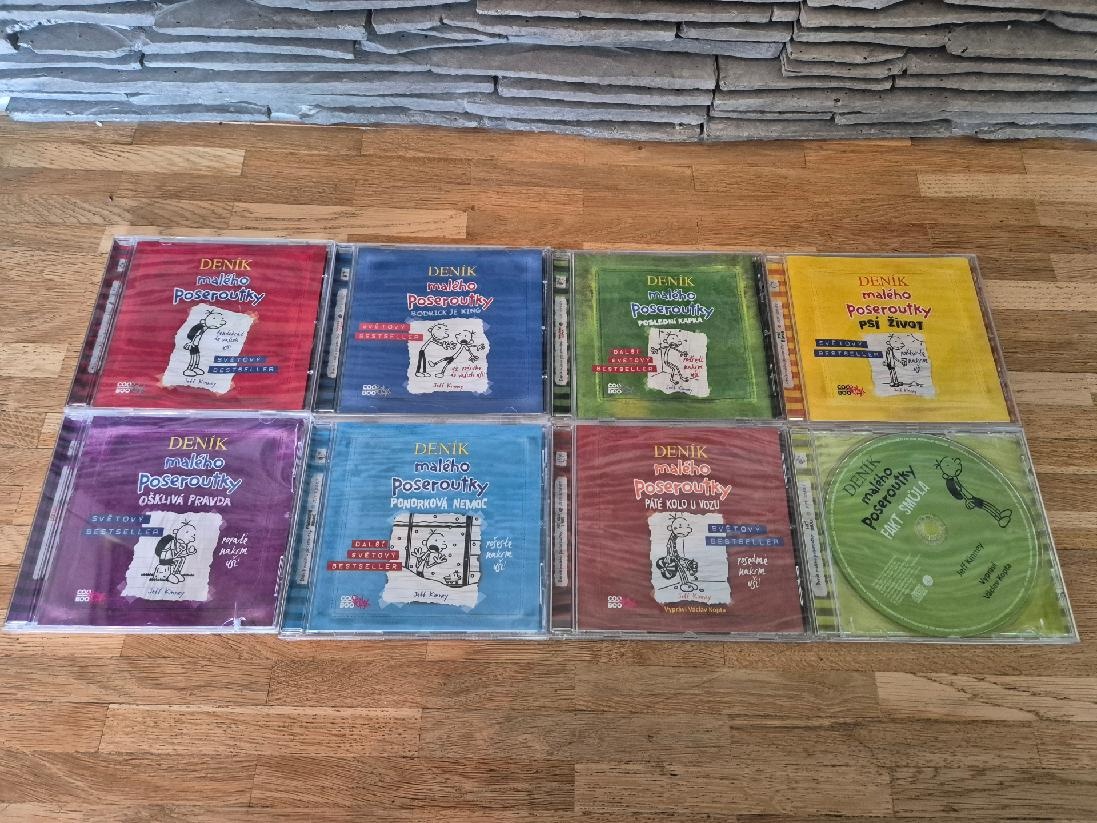 Deník malého poseroutky 1 - 8 na CD