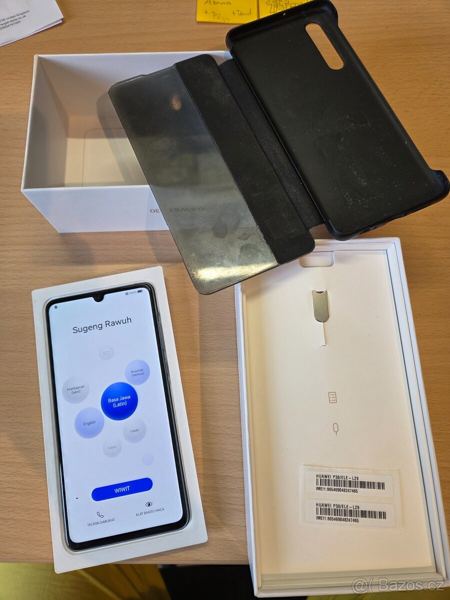 Huawei P30 – 128 GB, 6 GB RAM – TOP stav, od T-Mobile, krabi