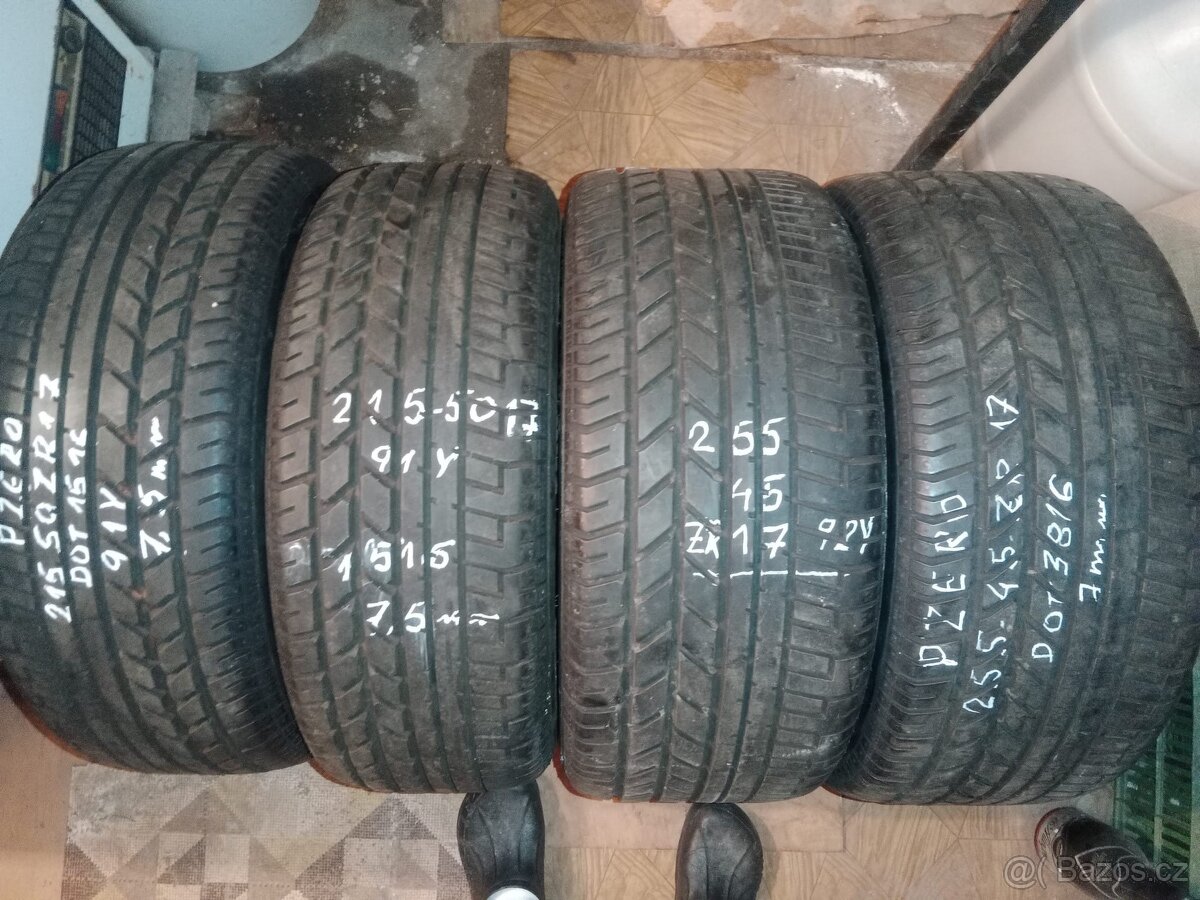 255/45 ZR17 Pirelli 215/50 ZR17
