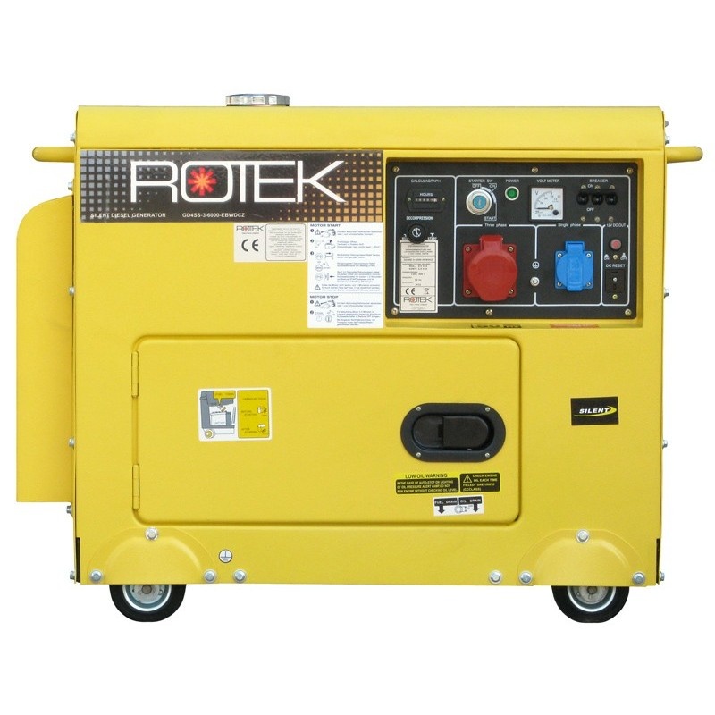 Elektrocentrála diesel 6kW/380V odhlučněná verze