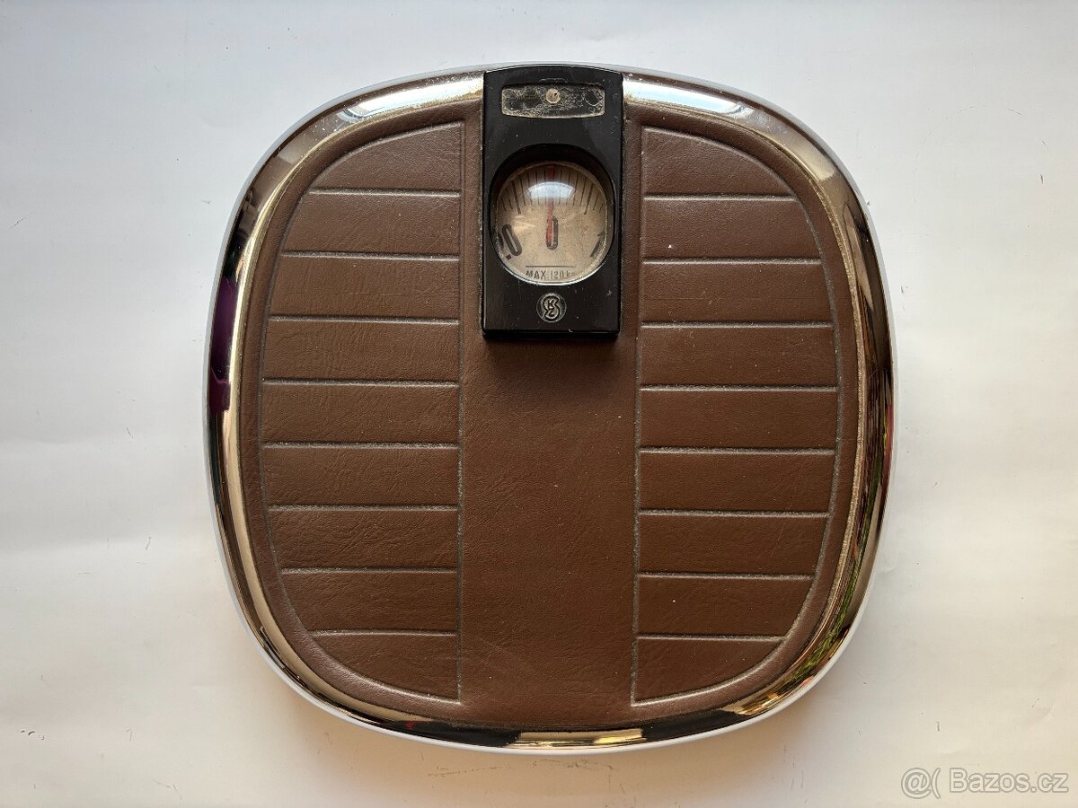 Osobní váha LuxaS, 1981 i s návodem, funkční