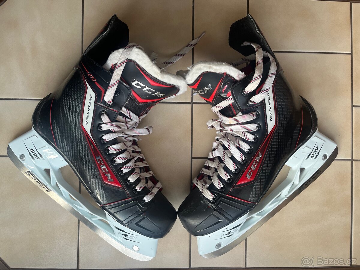 Brusle CCM Jetspeed 270 vel.9,5EE stélky 28,1 cm