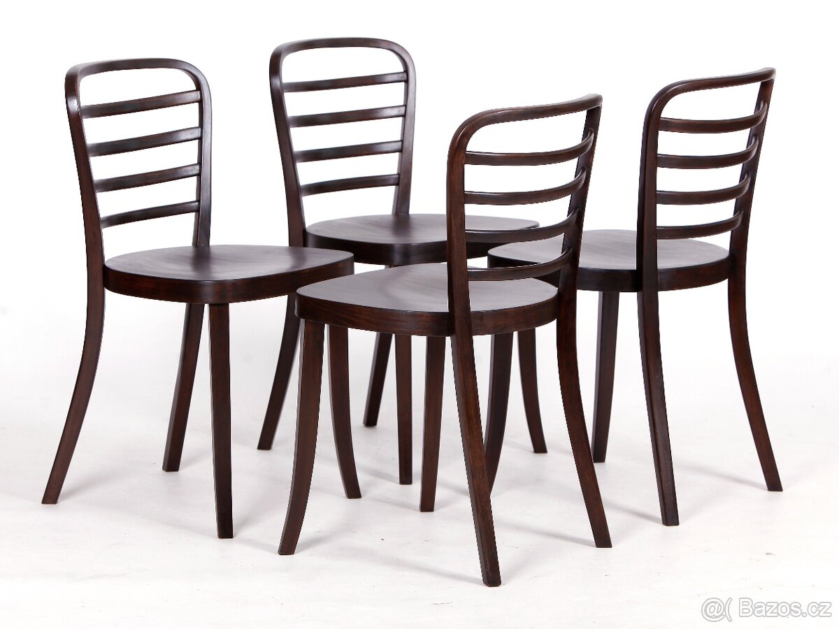 Luxusní jídelní židle THONET, J. Frank, TOP stav